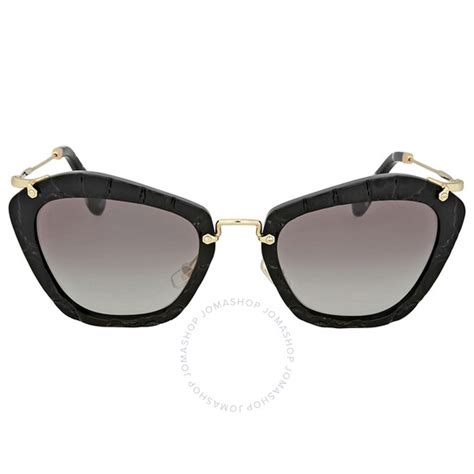 miu miu mu10ns|Miu Miu Grey Gradient Sunglasses MU10NS.